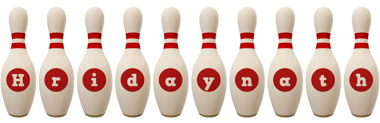 Hridaynath bowling-pin logo
