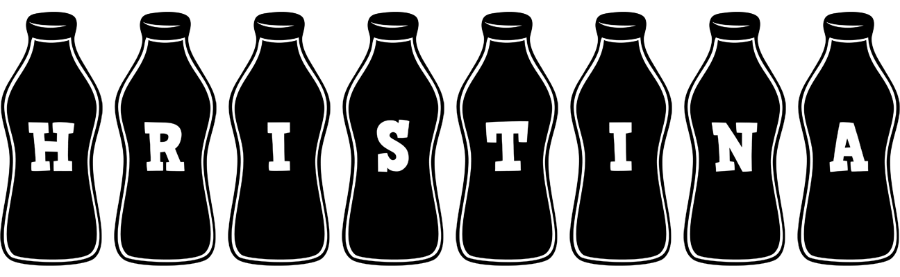 Hristina bottle logo