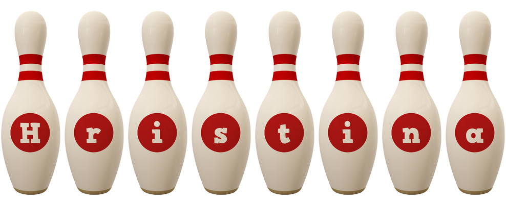 Hristina bowling-pin logo