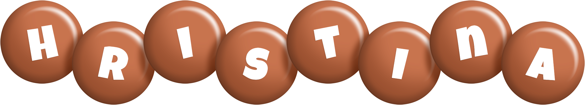 Hristina candy-brown logo