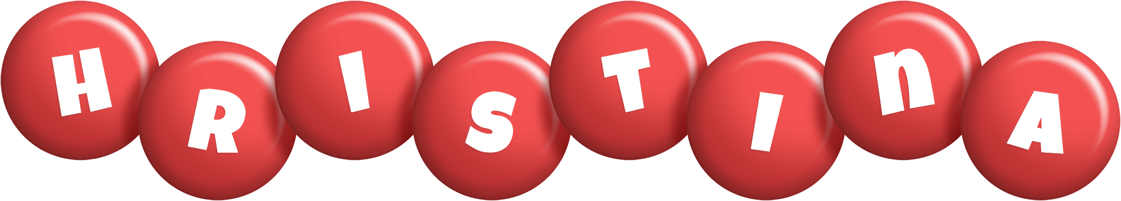 Hristina candy-red logo