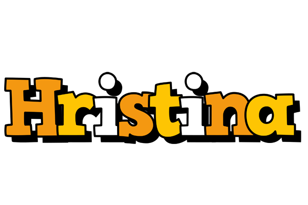 Hristina cartoon logo