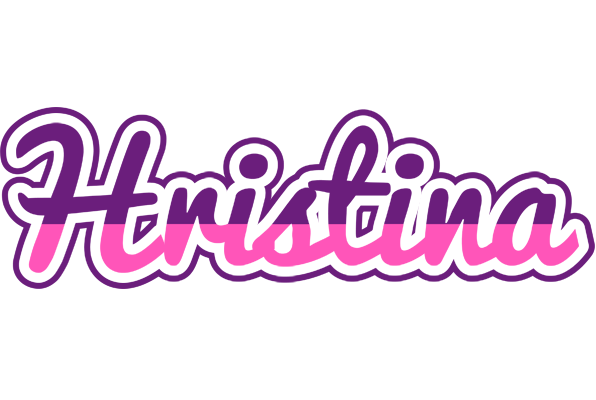 Hristina cheerful logo