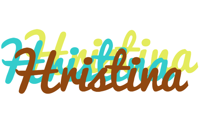 Hristina cupcake logo