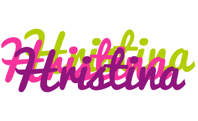 Hristina flowers logo