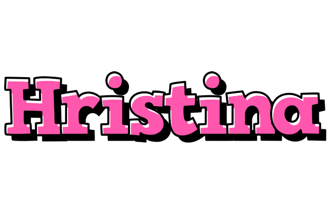Hristina girlish logo