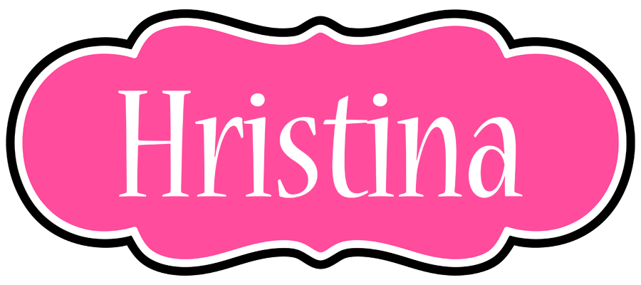 Hristina invitation logo