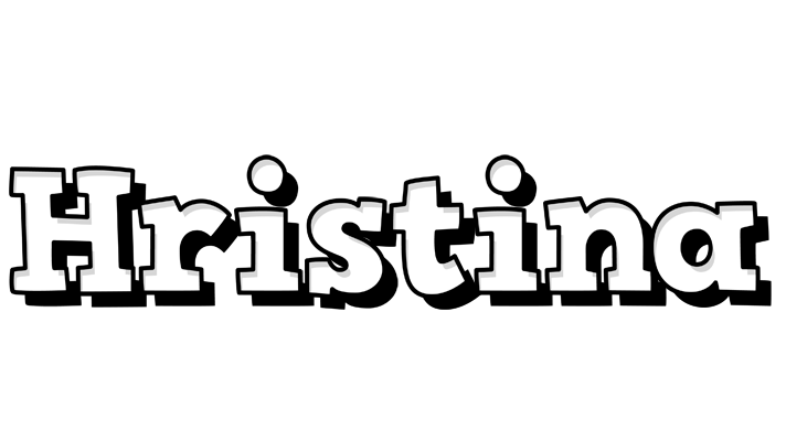 Hristina snowing logo