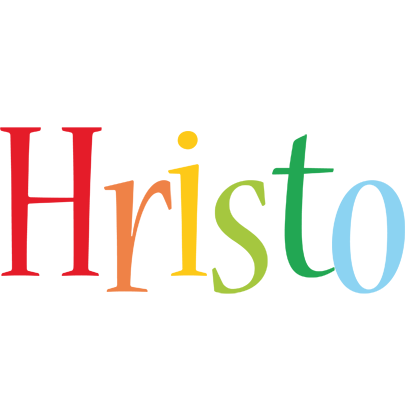 Hristo birthday logo