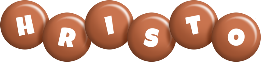 Hristo candy-brown logo