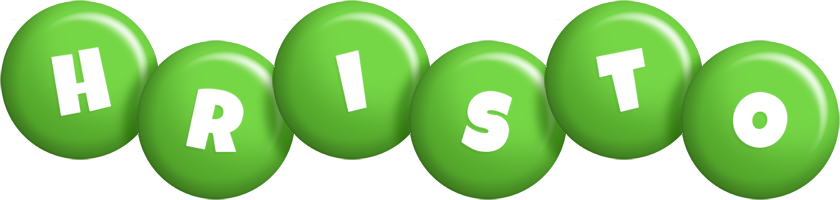 Hristo candy-green logo