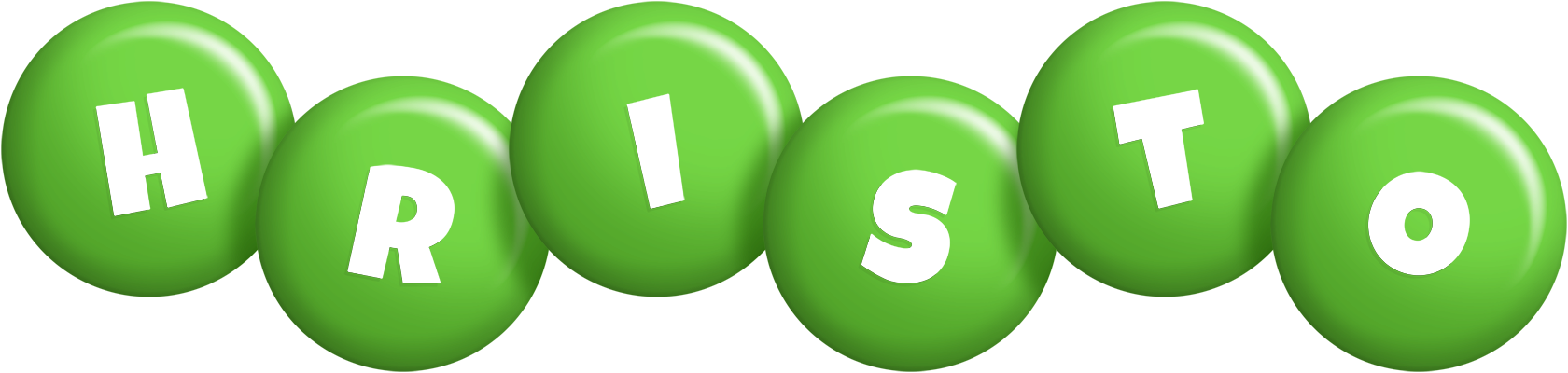 Hristo candy-green logo