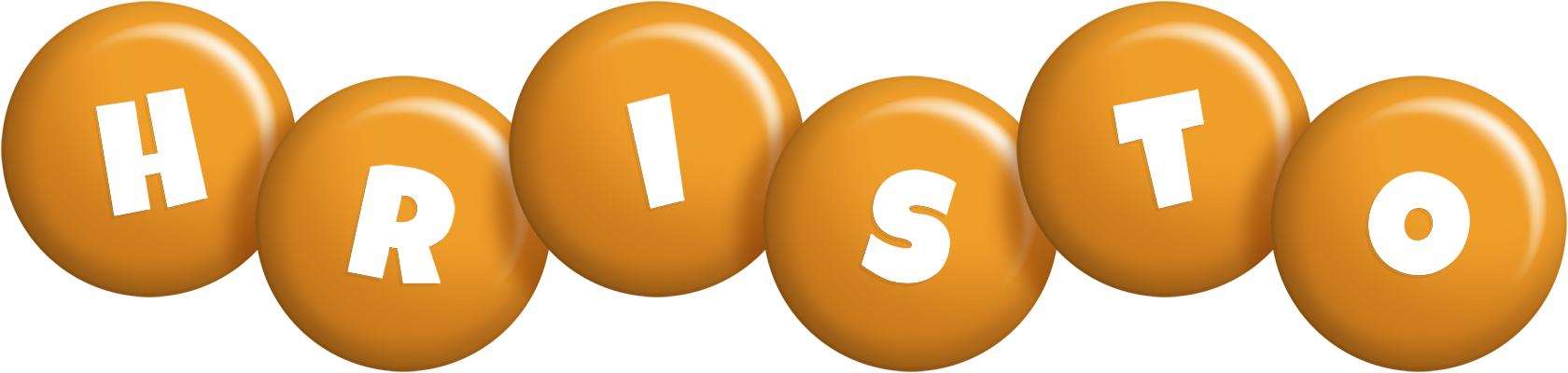 Hristo candy-orange logo
