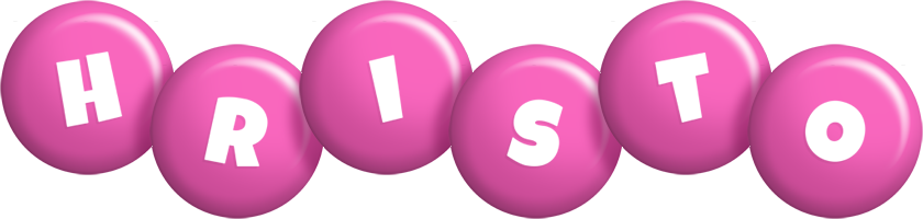 Hristo candy-pink logo