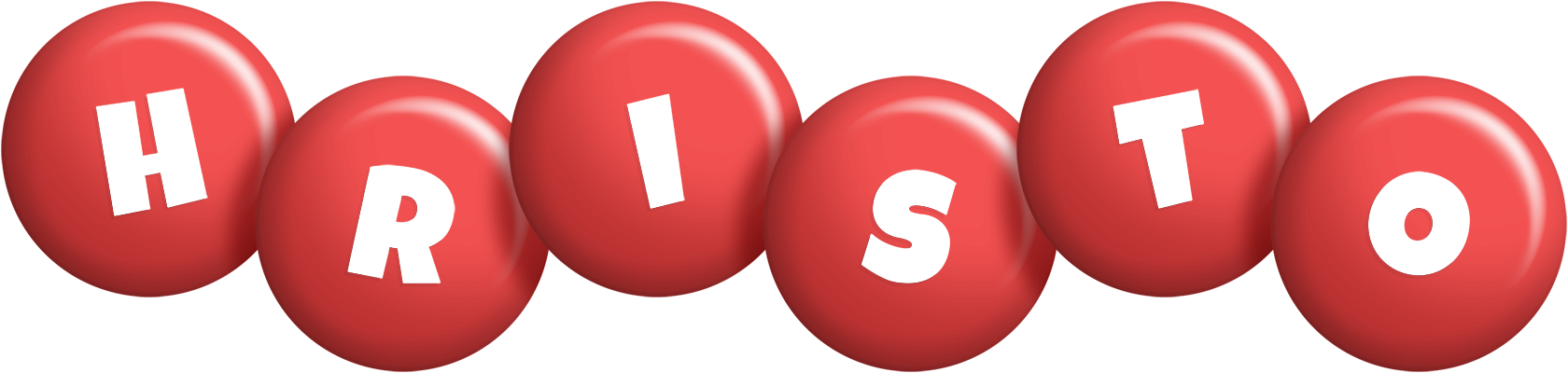 Hristo candy-red logo