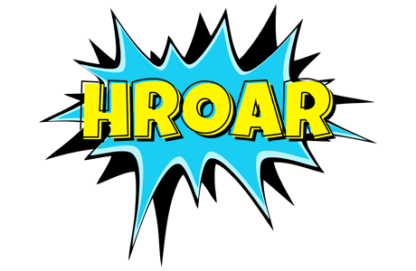 Hroar amazing logo