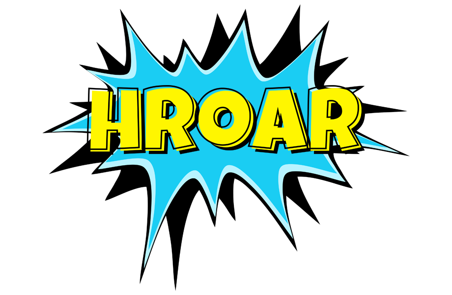 Hroar amazing logo