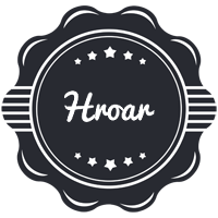 Hroar badge logo