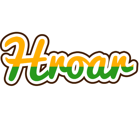 Hroar banana logo