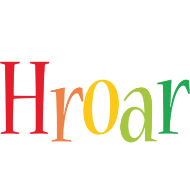 Hroar birthday logo