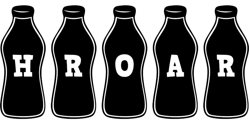 Hroar bottle logo