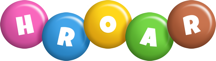 Hroar candy logo