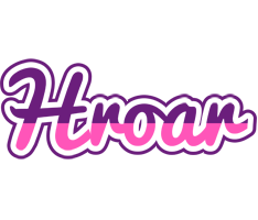 Hroar cheerful logo