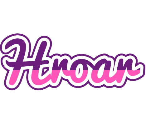 Hroar cheerful logo