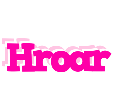 Hroar dancing logo
