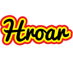 Hroar flaming logo