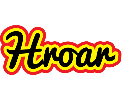 Hroar flaming logo