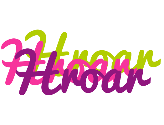 Hroar flowers logo