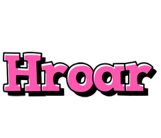 Hroar girlish logo