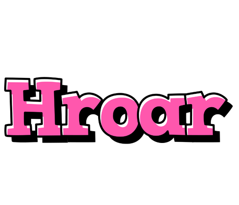 Hroar girlish logo