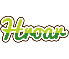 Hroar golfing logo