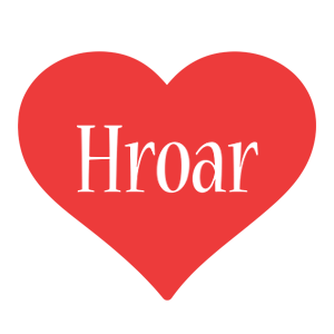 Hroar love logo