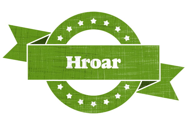 Hroar natural logo