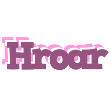 Hroar relaxing logo