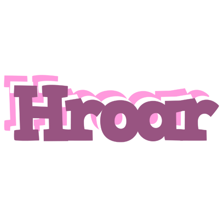 Hroar relaxing logo