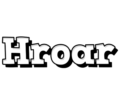 Hroar snowing logo