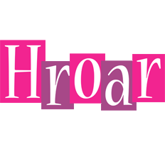 Hroar whine logo