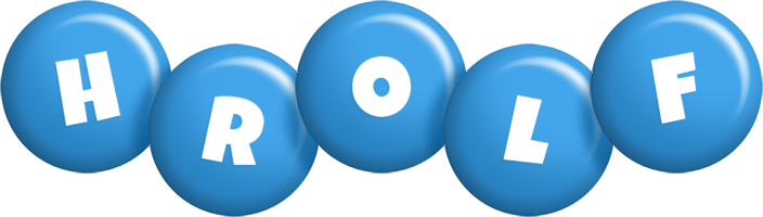 Hrolf candy-blue logo