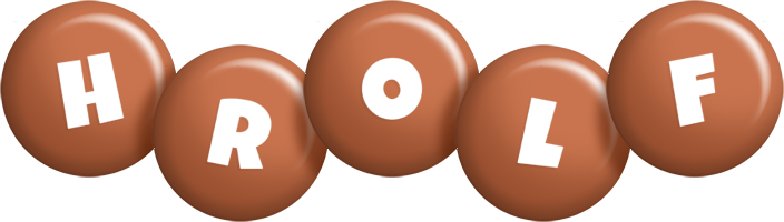 Hrolf candy-brown logo