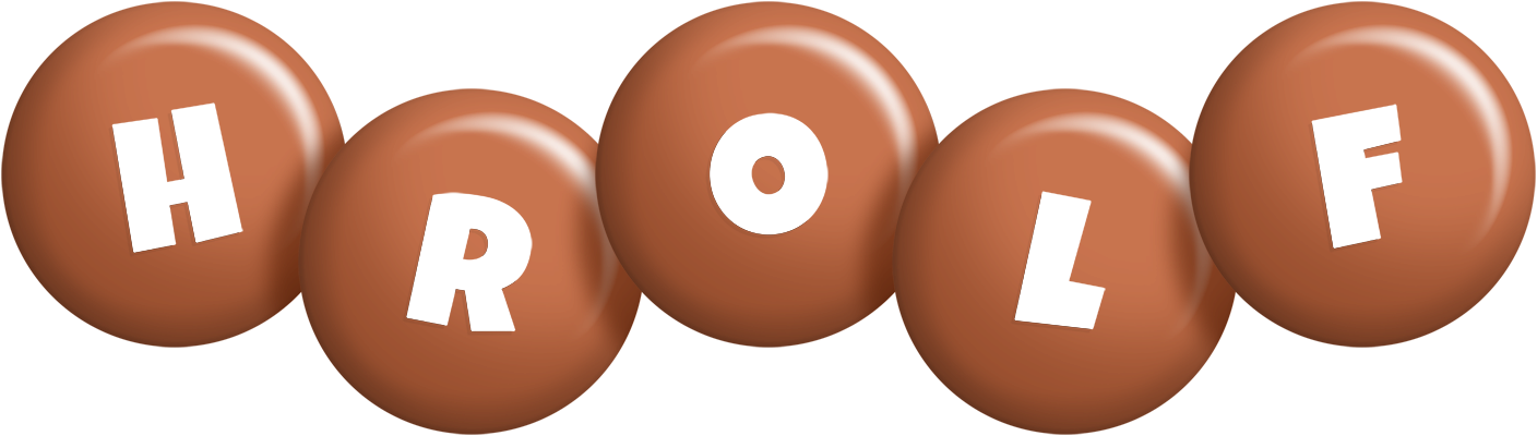 Hrolf candy-brown logo