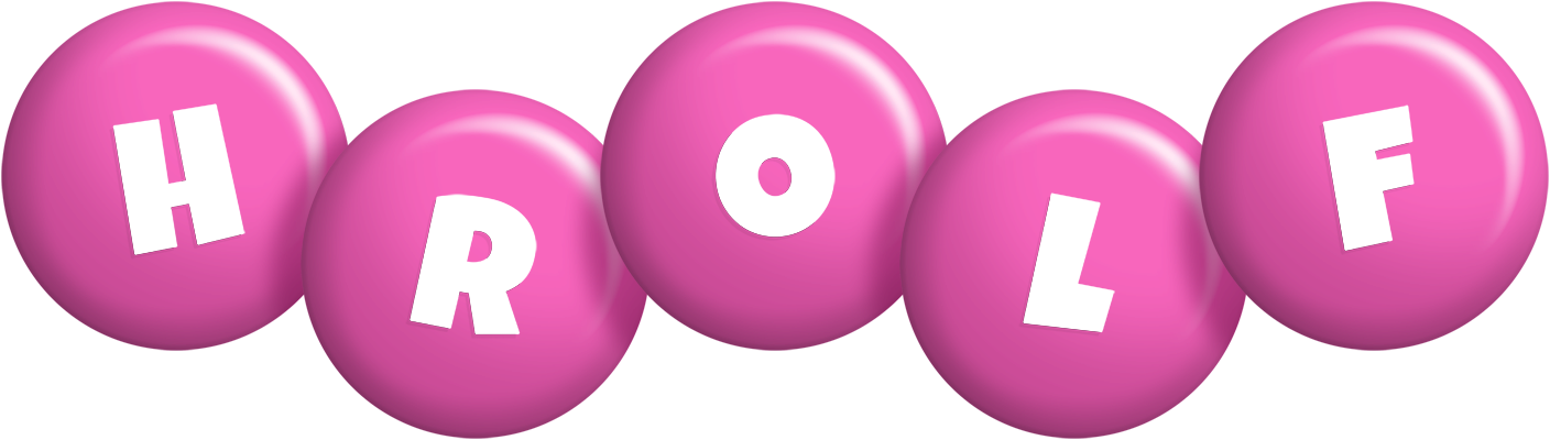 Hrolf candy-pink logo