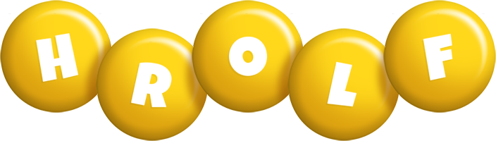 Hrolf candy-yellow logo