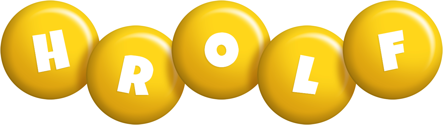 Hrolf candy-yellow logo