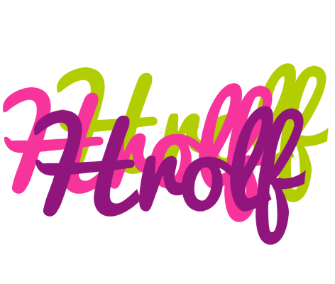 Hrolf flowers logo