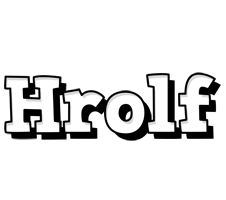 Hrolf snowing logo