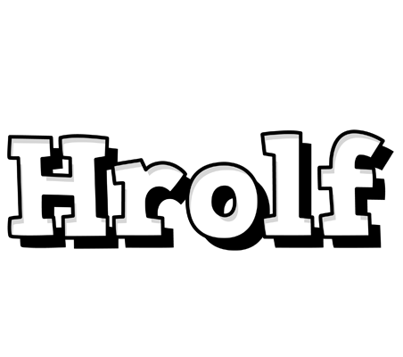 Hrolf snowing logo